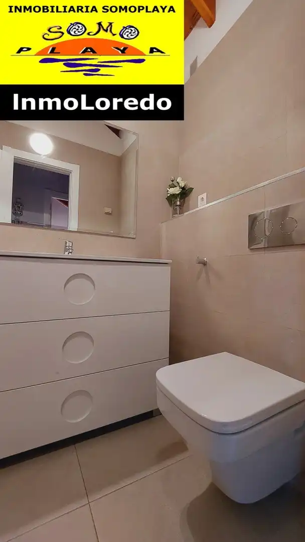 Badezimmer von Haus oder Chalet zum Verkauf in Ribamontán al Mar mit Heizung, Terrasse und Gemeinschaftspool