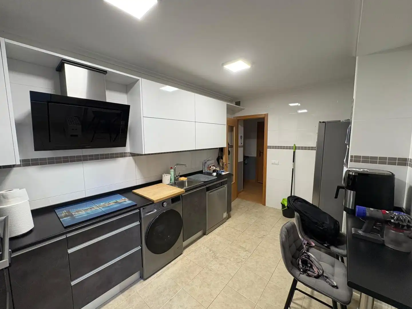 Cuina de Apartament en venda en Santovenia de Pisuerga amb Calefacció, Terrassa i Traster