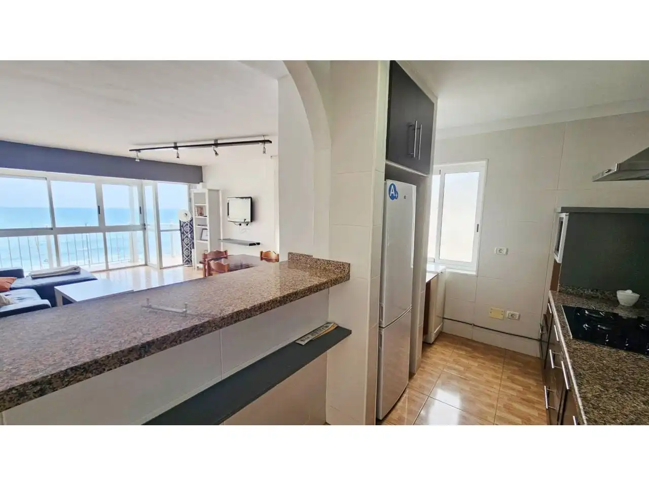 Cocina de Apartamento de alquiler en San Cristóbal de la Laguna con Terraza, Amueblado y Balcón