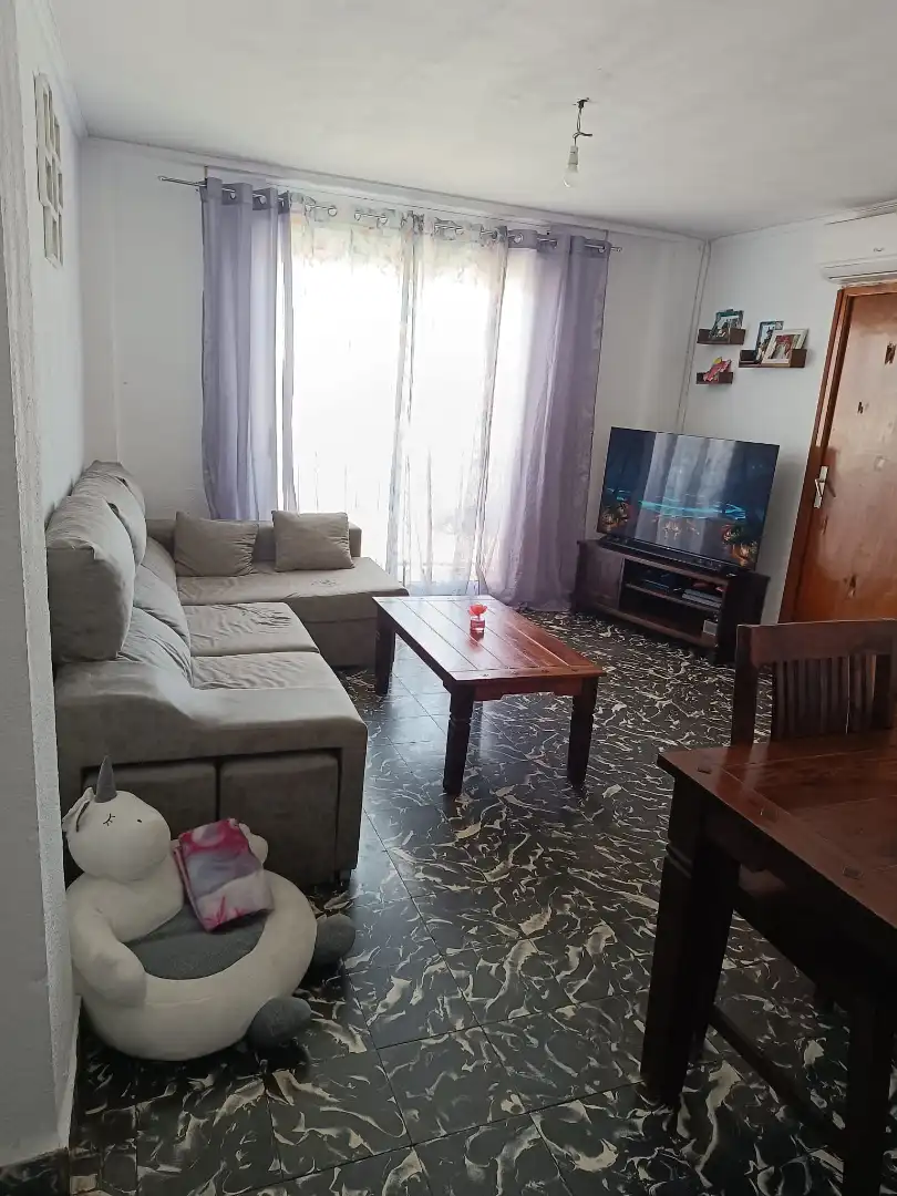 Living room of Flat for sale in Almoines  with Air Conditioner and Balcony