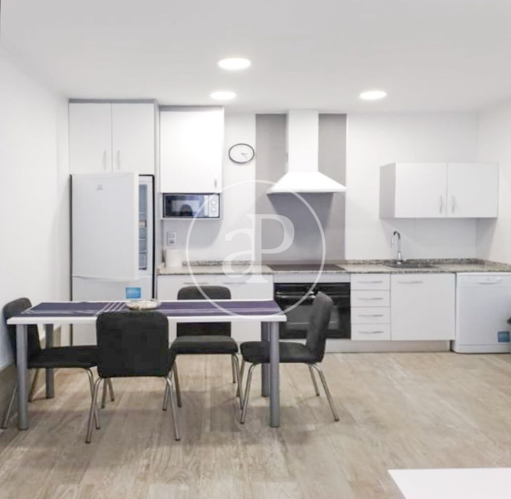 Cuina de Loft de lloguer en Alicante / Alacant amb Aire condicionat, Calefacció i Moblat