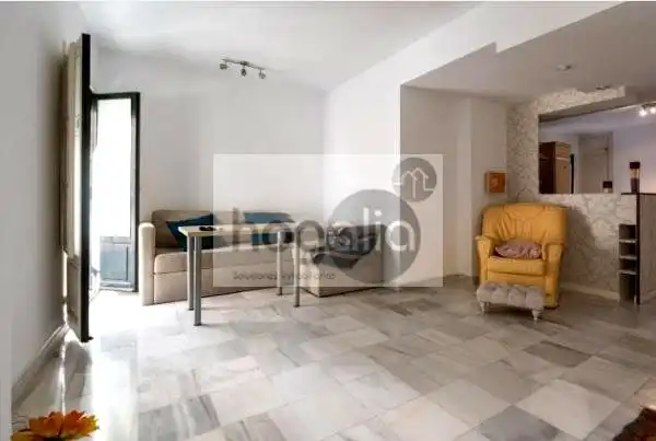 Sala de estar de Piso de alquiler en Sevilla con Aire acondicionado, Terraza y Amueblado