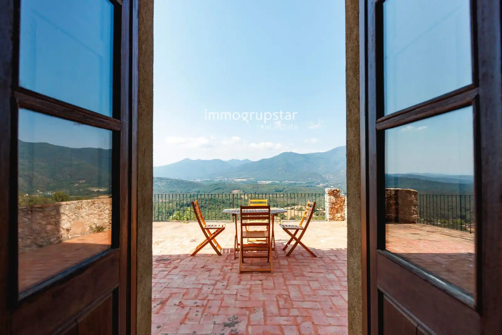 Terraza de Finca rústica en venta en Amer con Trastero