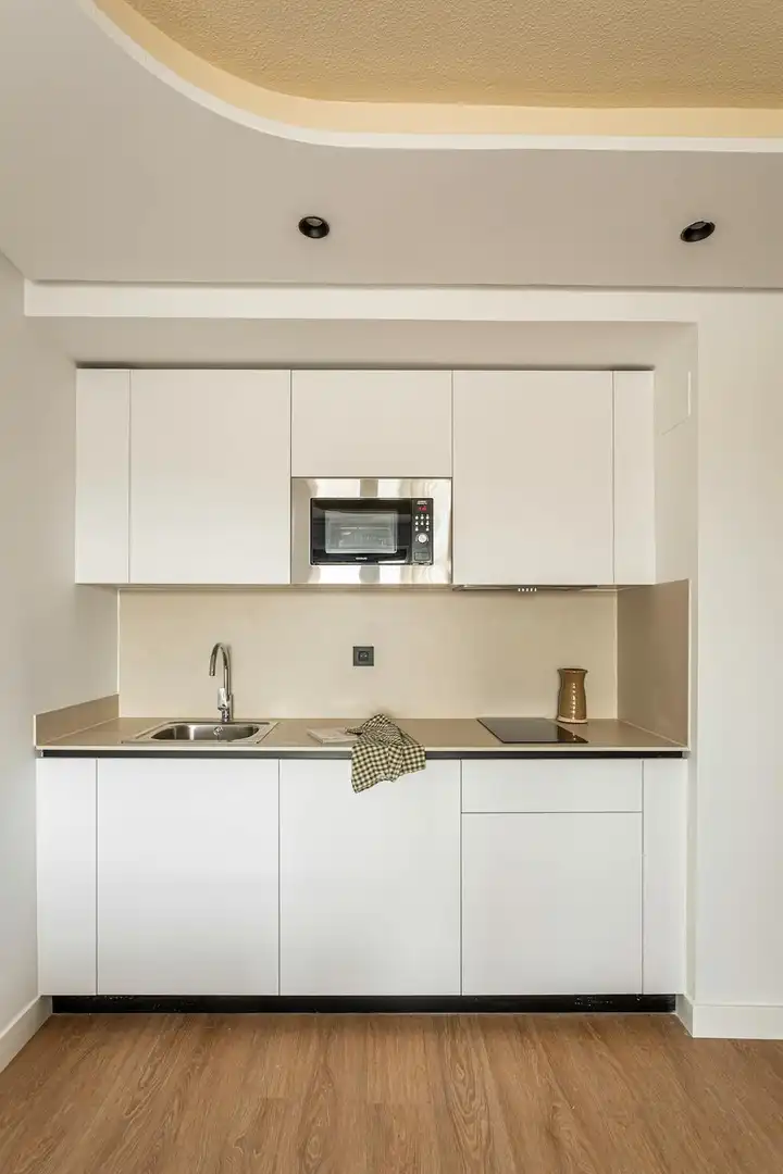 Kitchen of Flat for rent in Valencia  with Heating, Washing machine and TV