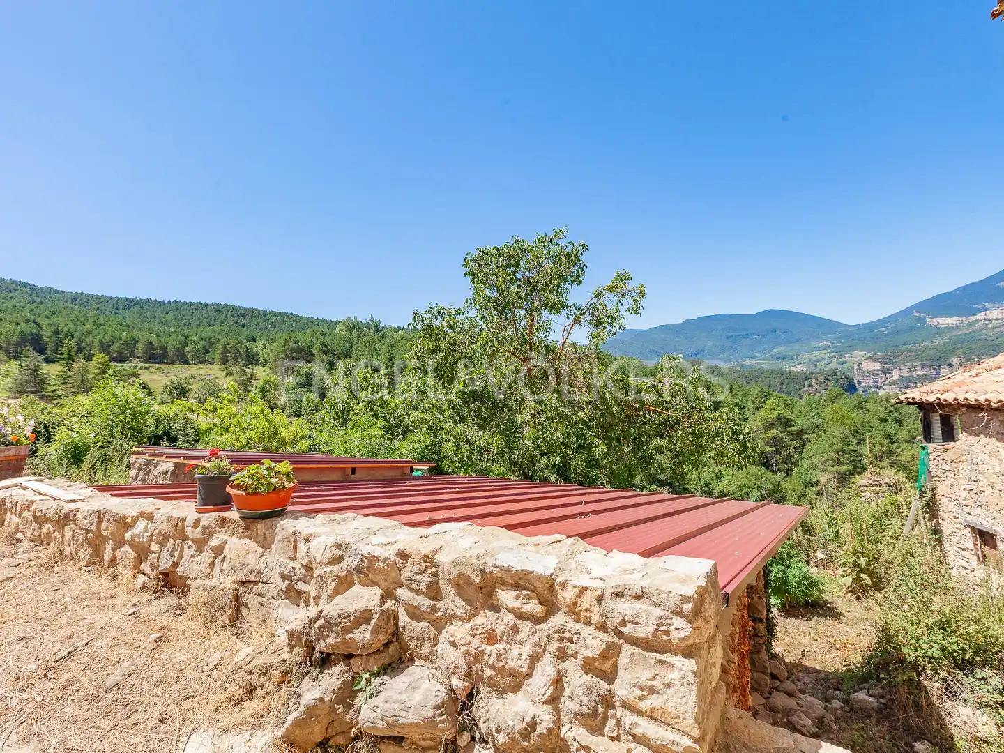 Terrace of Country homes for sale in La Nou de Berguedà  with Heating, Private garden and Balcony