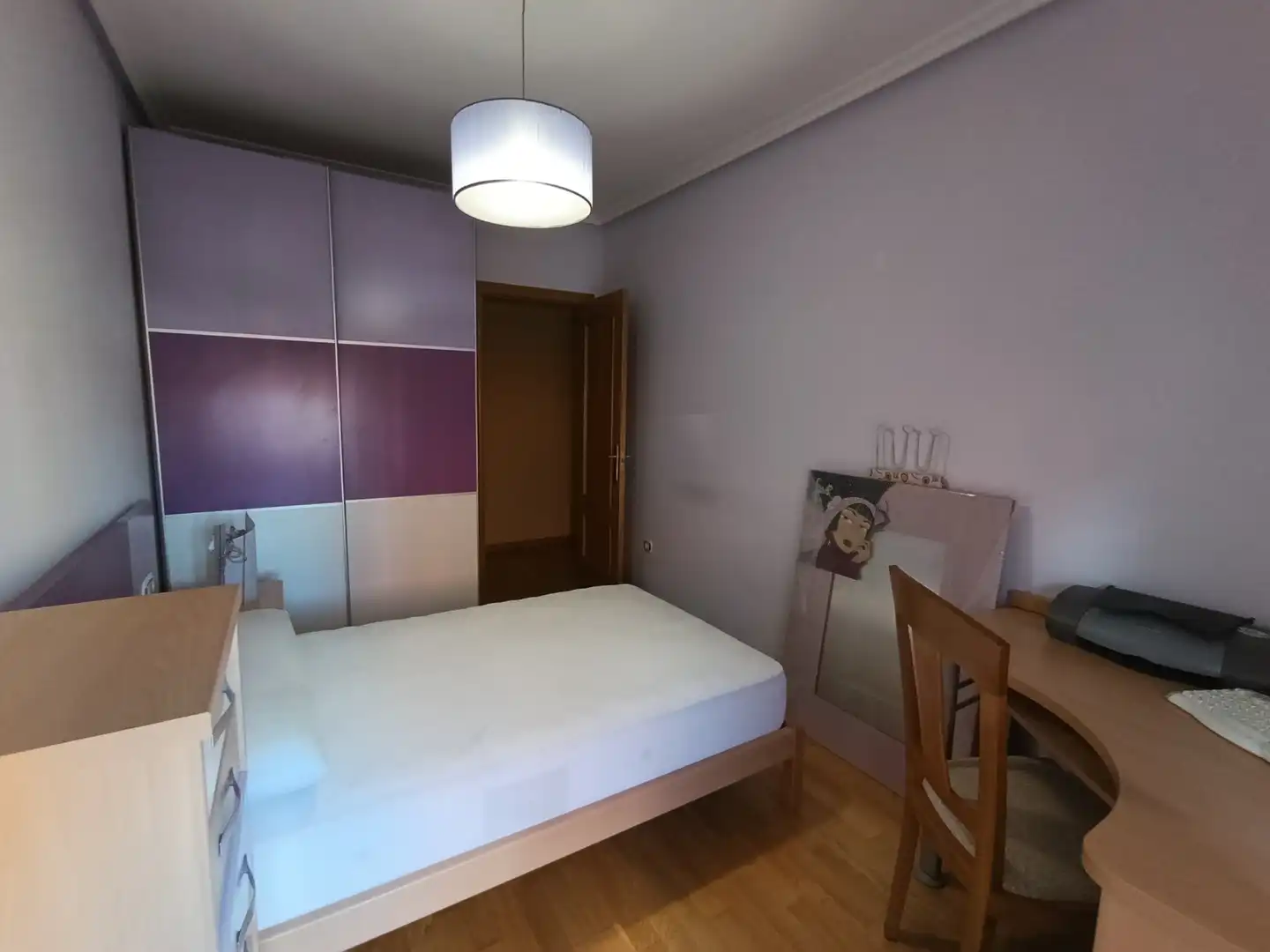 Schlafzimmer von Dachboden zum Verkauf in Benavente mit Heizung, Parkett und Terrasse