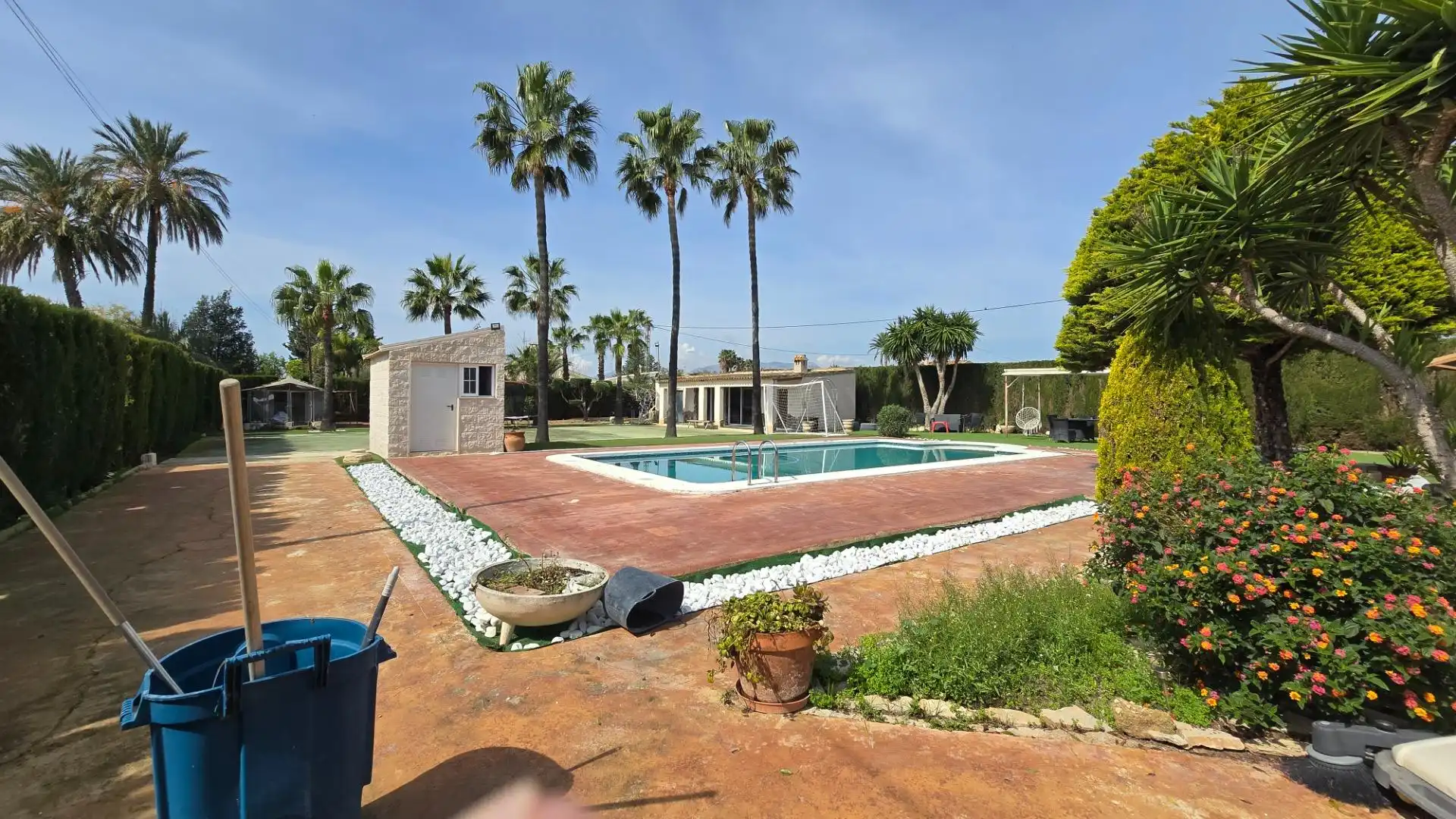 Swimming pool of Houses for sale in Elche / Elx  with Air Conditioner, Private garden and Terrace