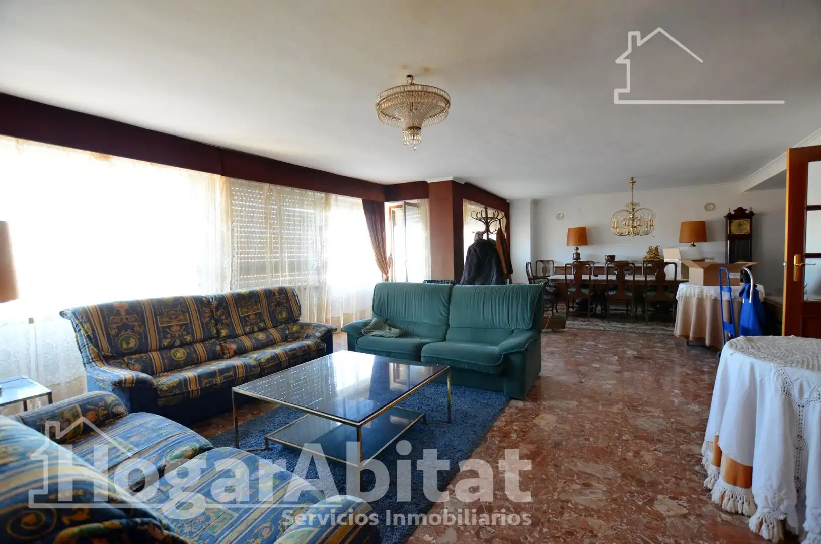 Sala de estar de Piso en venta en Gandia con Terraza, Trastero y Amueblado