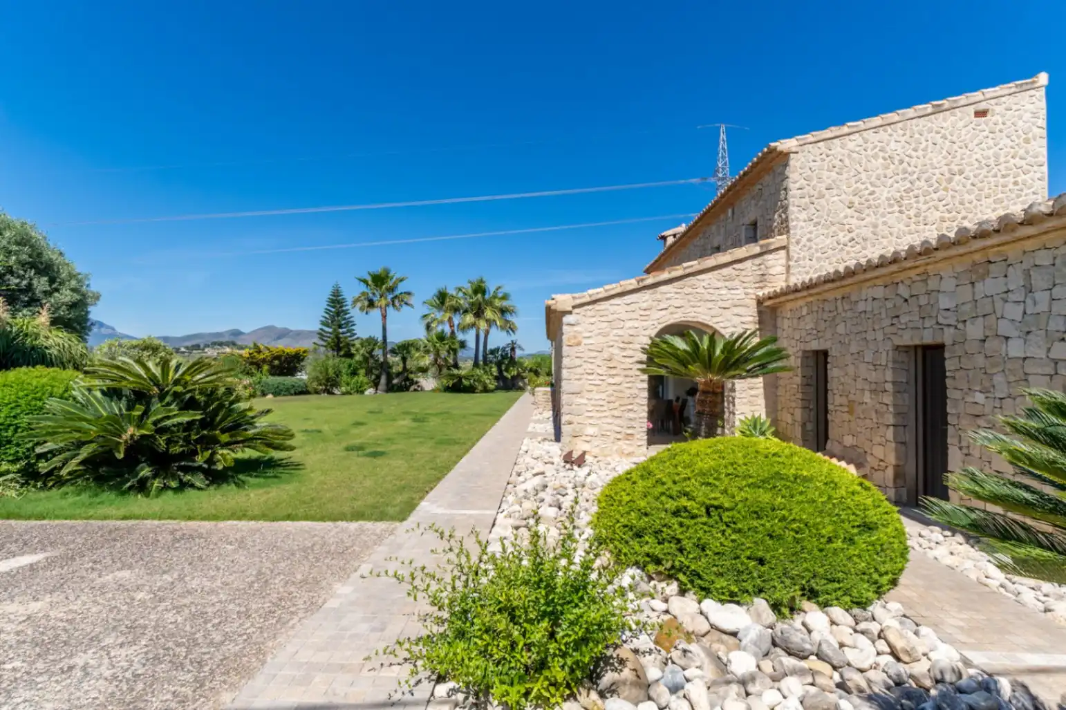 Vista exterior de Finca rústica en venta en Benissa con Aire acondicionado, Calefacción y Jardín privado