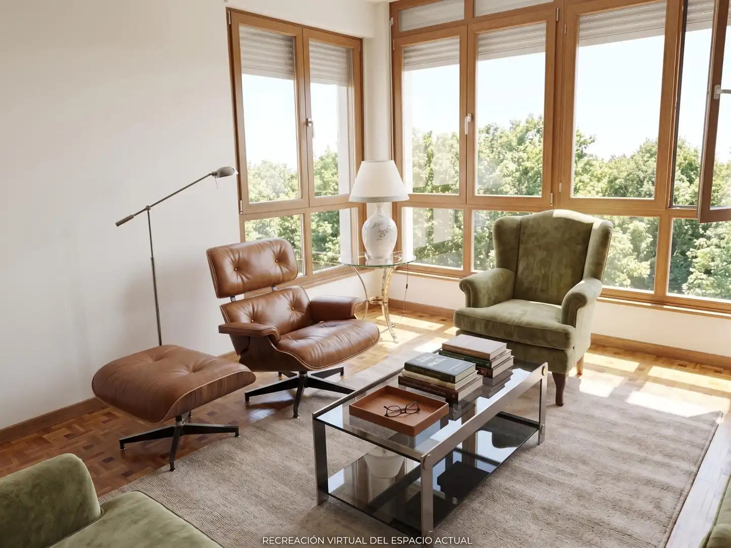 Living room of Houses for sale in Ourense Capital   with Air Conditioner, Heating and Private garden