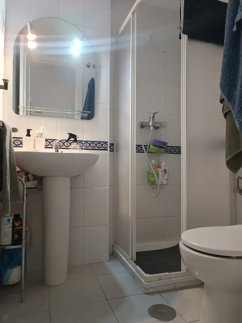 Bathroom of Flat for sale in Mijas  with Air Conditioner, Storage room and Furnished