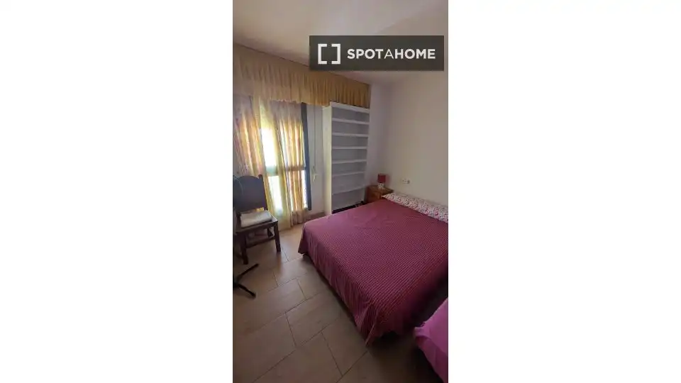 Bedroom of Apartments for share in Elche / Elx  with Air Conditioner, Terrace and Furnished