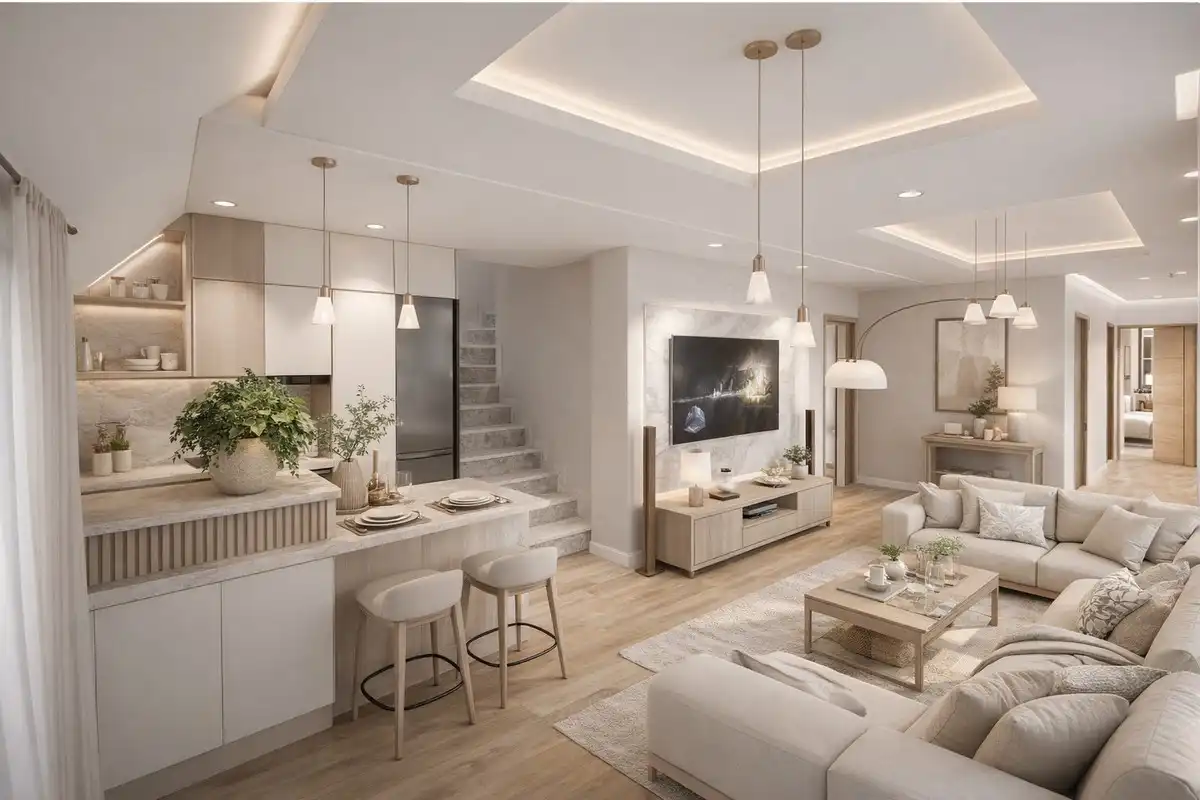 Sala d'estar de Apartament en venda en Fuengirola amb Aire condicionat, Calefacció i Terrassa