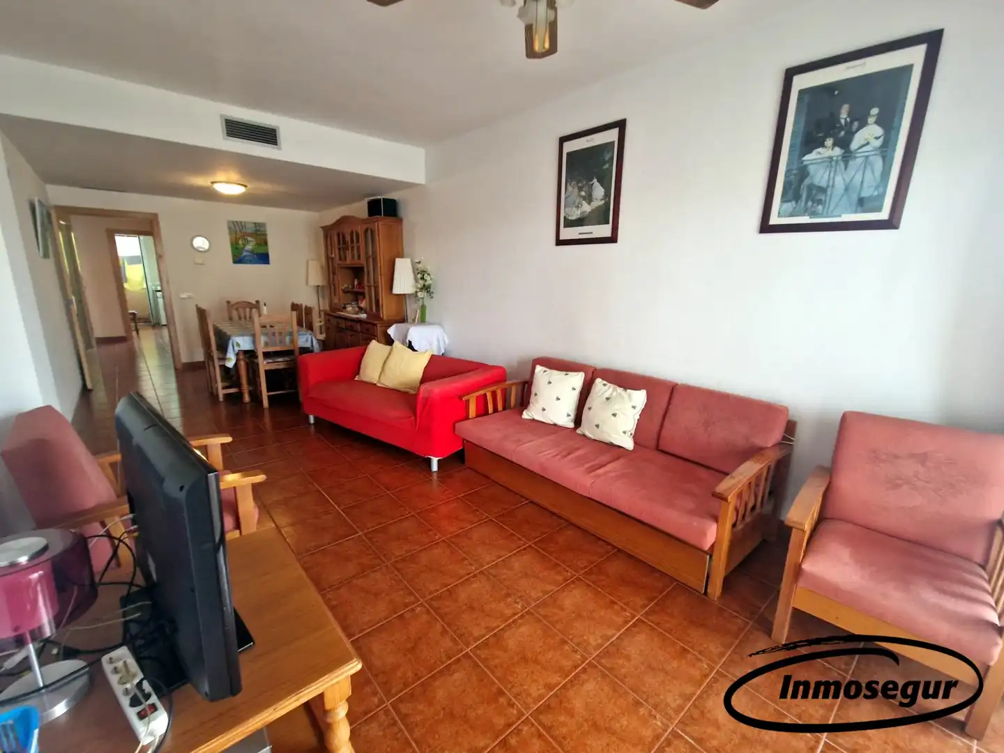 Sala d'estar de Pis en venda en Salou amb Aire condicionat, Terrassa i Moblat