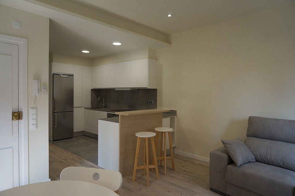 Kitchen of Flat to rent in Girona Capital  with Air Conditioner, Heating and Furnished