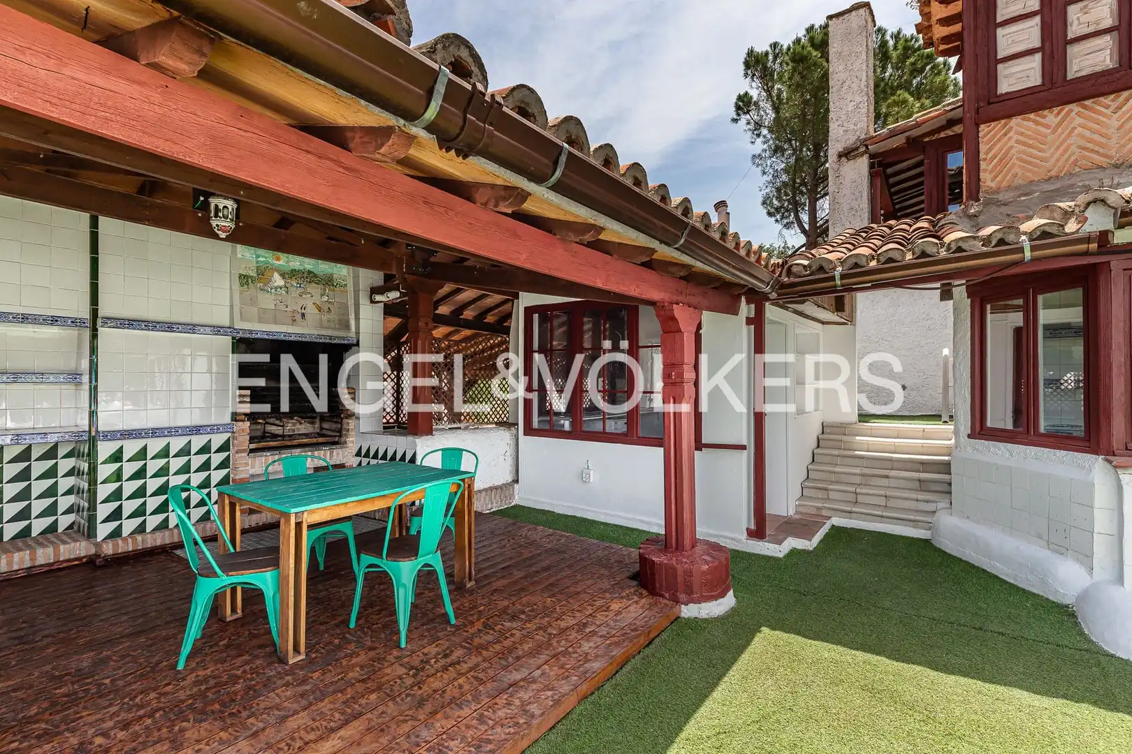 Terraza de Casa o chalet de alquiler en Las Rozas de Madrid con Calefacción, Jardín privado y Terraza