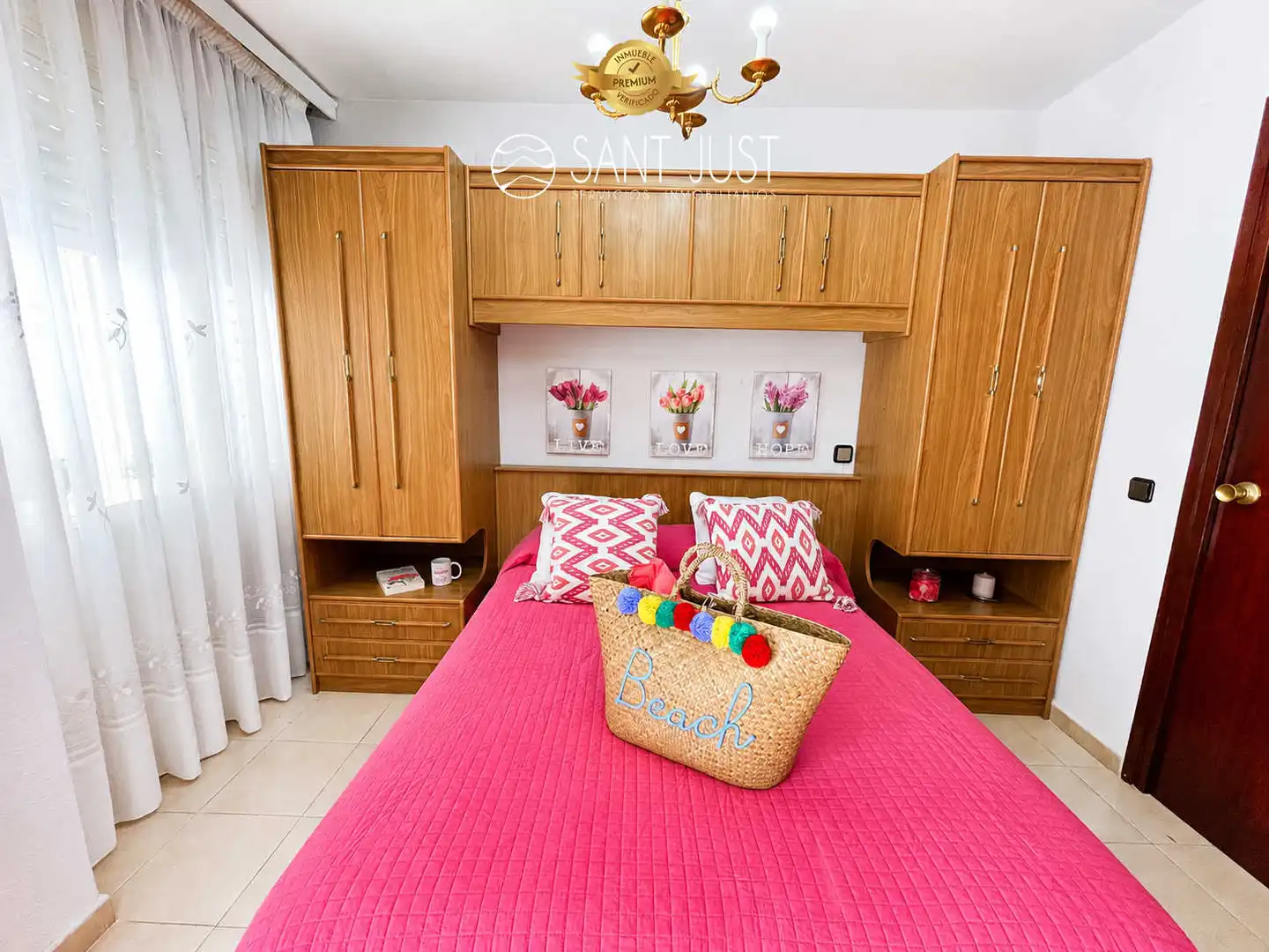 Schlafzimmer von Wohnungen zum Verkauf in Vila-seca mit Terrasse, Möbliert und Waschmaschine