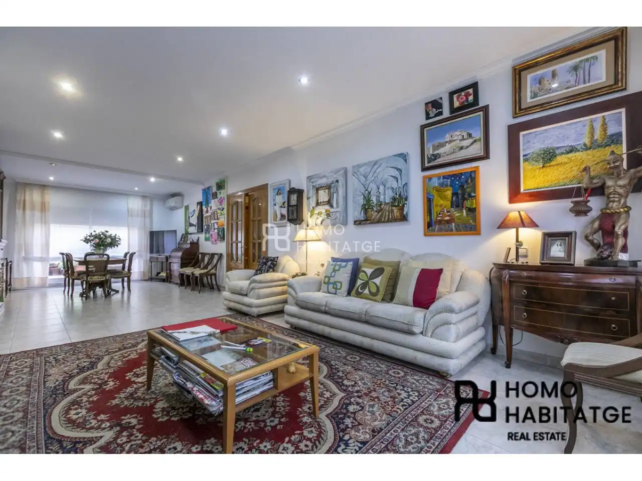 Sala d'estar de Casa o xalet en venda en Sabadell amb Aire condicionat, Calefacció i Terrassa
