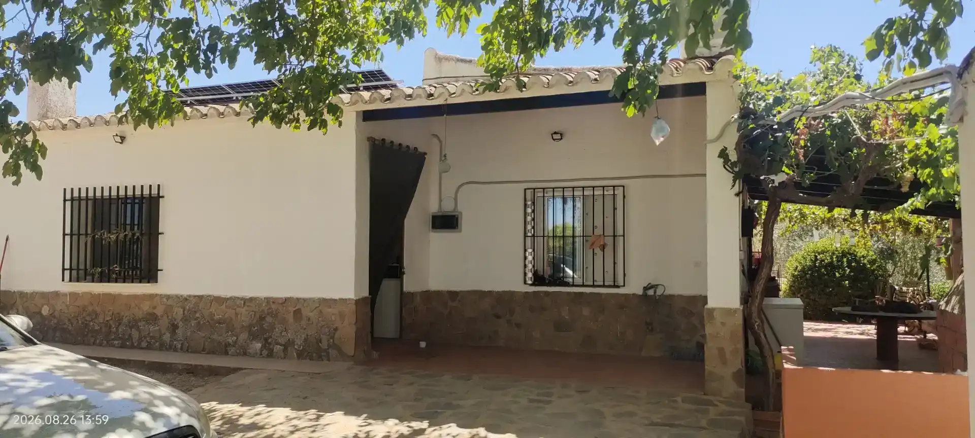 Vista exterior de Finca rústica en venda en Santa Cruz de Mudela amb Jardí privat, Traster i Piscina