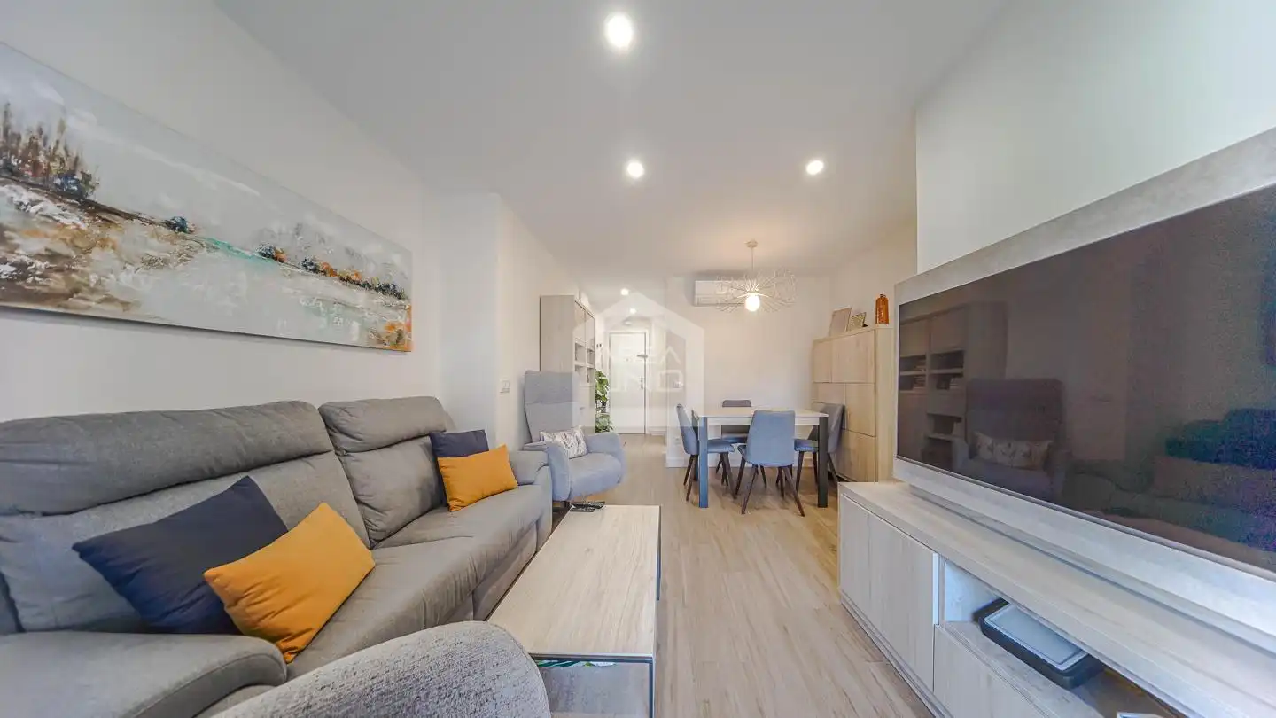 Sala de estar de Piso en venta en Alcorcón con Aire acondicionado, Calefacción y Terraza