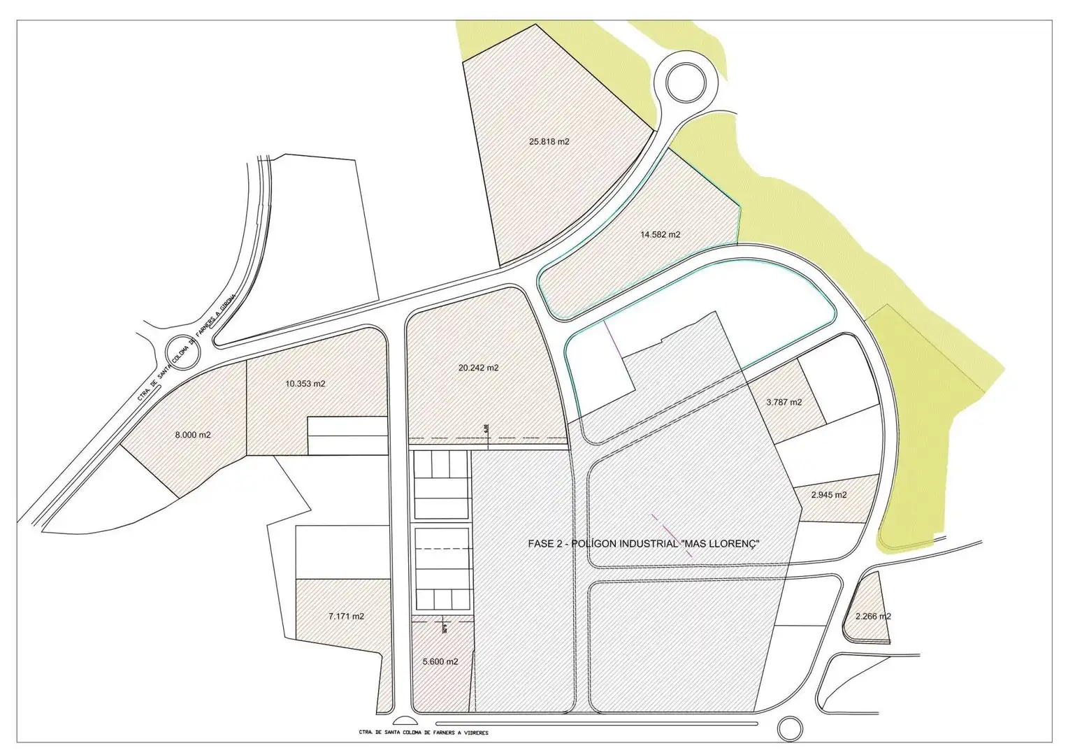 Terreny residencial en venda a Santa Coloma de Farners, imagen 2