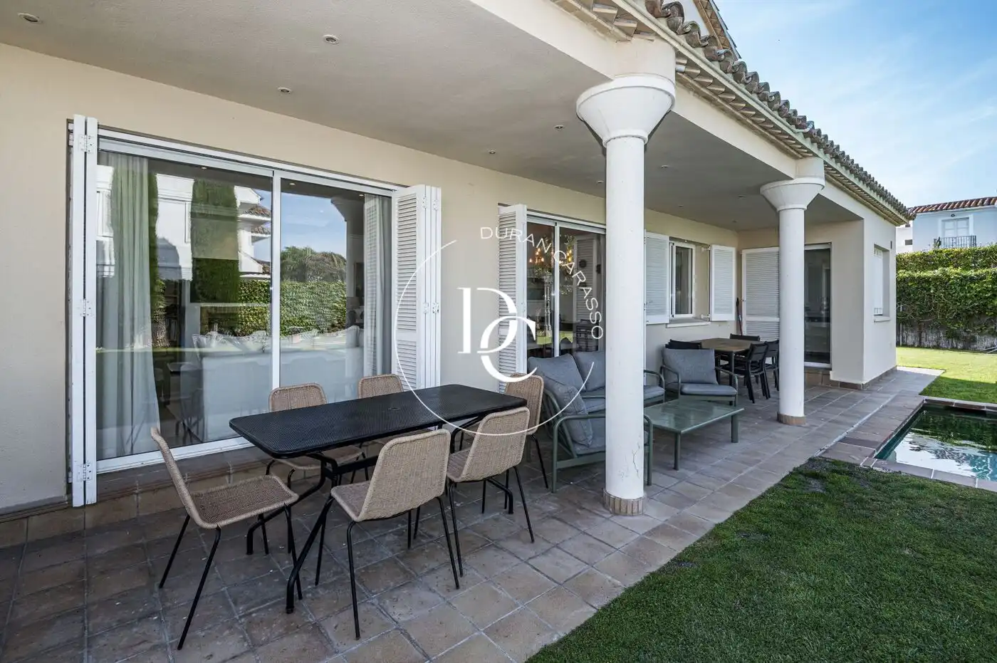 Terrassa de Casa o xalet de lloguer en Sitges amb Aire condicionat, Calefacció i Jardí privat