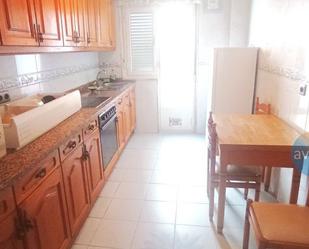 Kitchen of Flat to rent in Salamanca Capital  with Heating, Terrace and Furnished