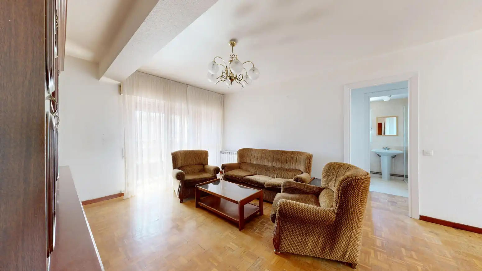 Sala de estar de Piso en venta en Tafalla con Calefacción, Parquet y Terraza