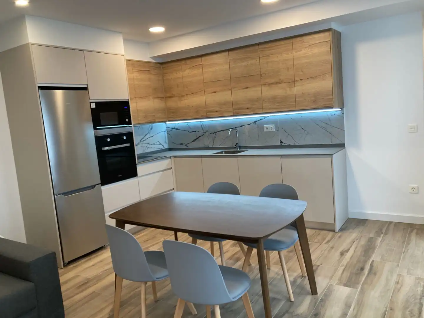 Küche von Wohnung zur Miete in Zaragoza mit Heizung, Möbliert und Ofen