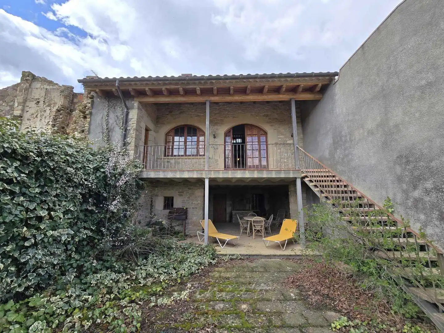 Vista exterior de Finca rústica en venda en Collsuspina amb Calefacció, Jardí privat i Terrassa