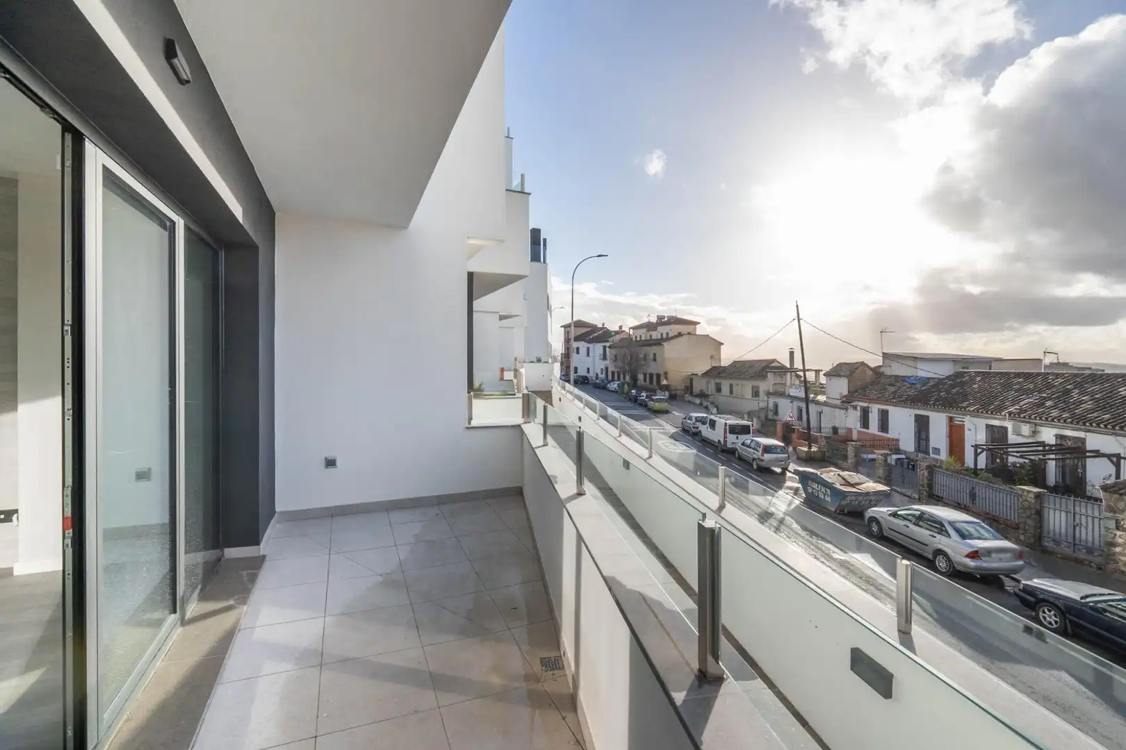 Vista exterior de Dúplex de alquiler en Granada con Aire acondicionado, Calefacción y Terraza