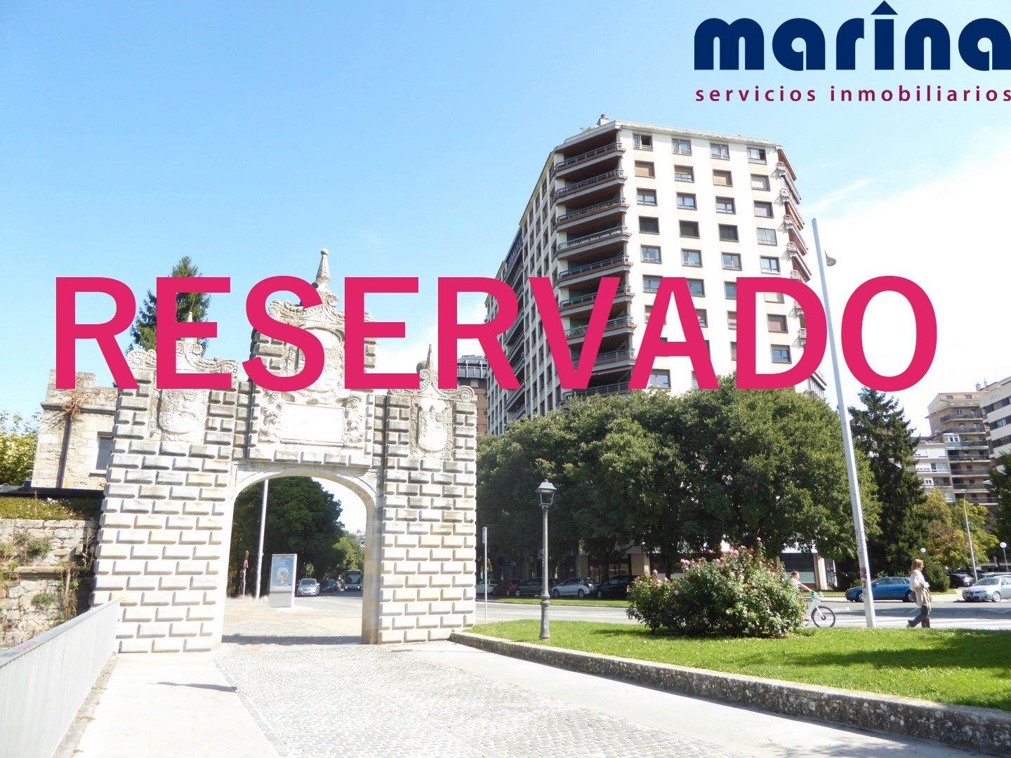 Exterior view of Flat for sale in  Pamplona / Iruña  with Heating, Parquet flooring and Balcony
