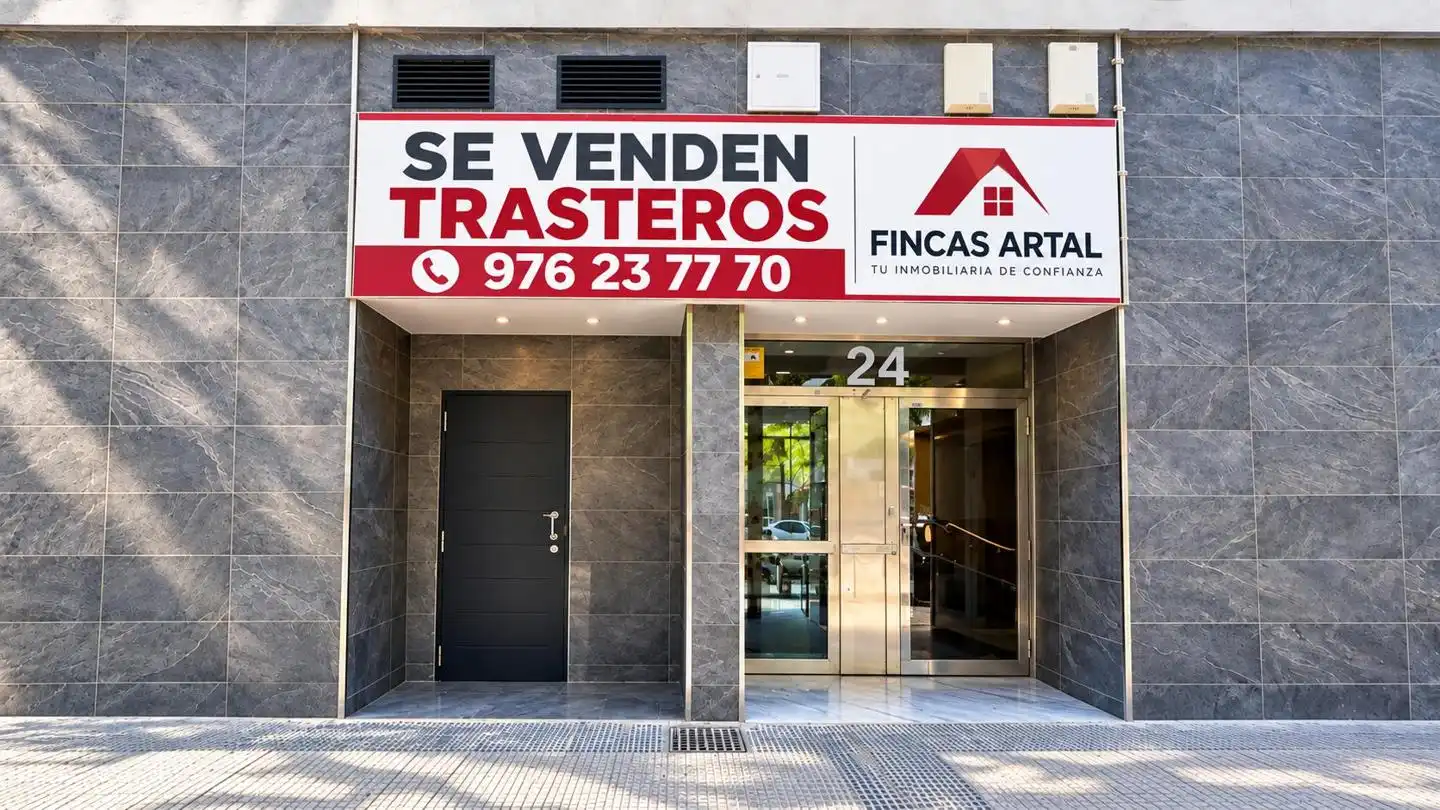 Vista exterior de Trastero en venta en Zaragoza