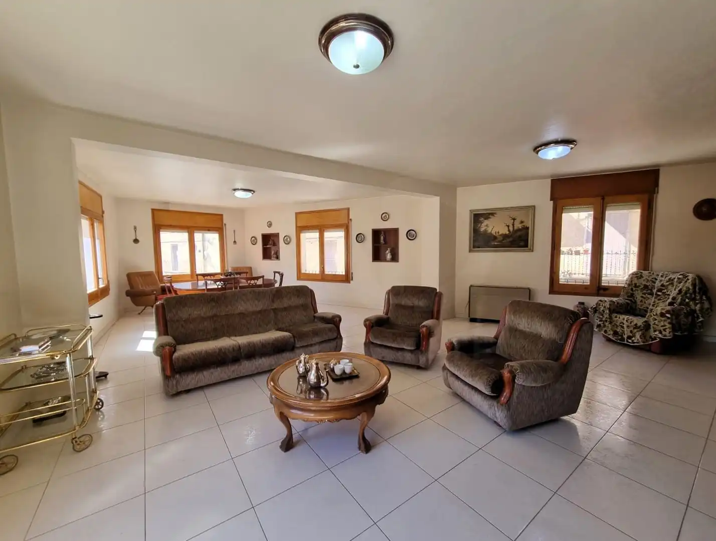 Sala d'estar de Finca rústica en venda en Ginestar amb Calefacció i Terrassa