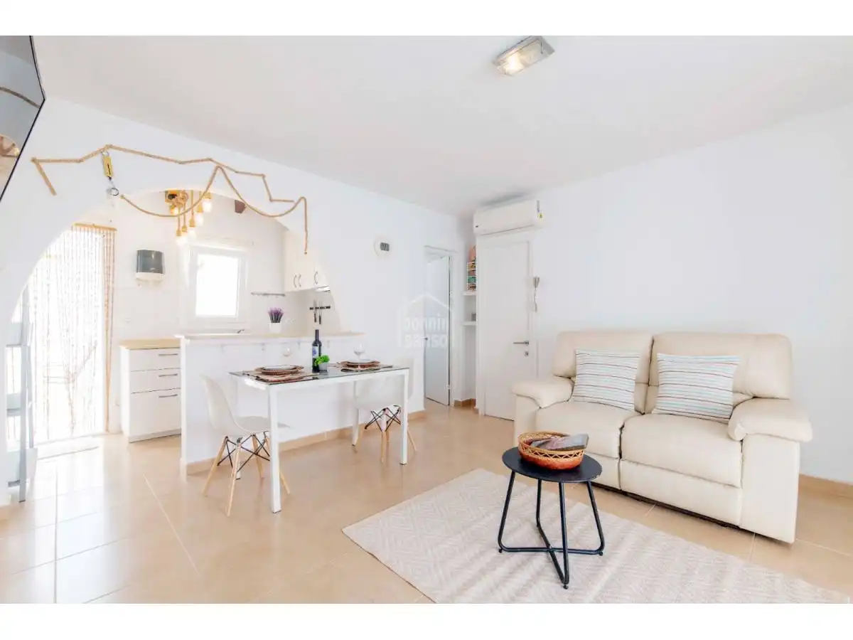 Sala d'estar de Casa o xalet en venda en Alaior amb Jardí privat, Terrassa i Piscina