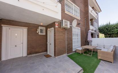 Exterior view of Single-family semi-detached for sale in Viladecans  with Air Conditioner, Heating and Terrace