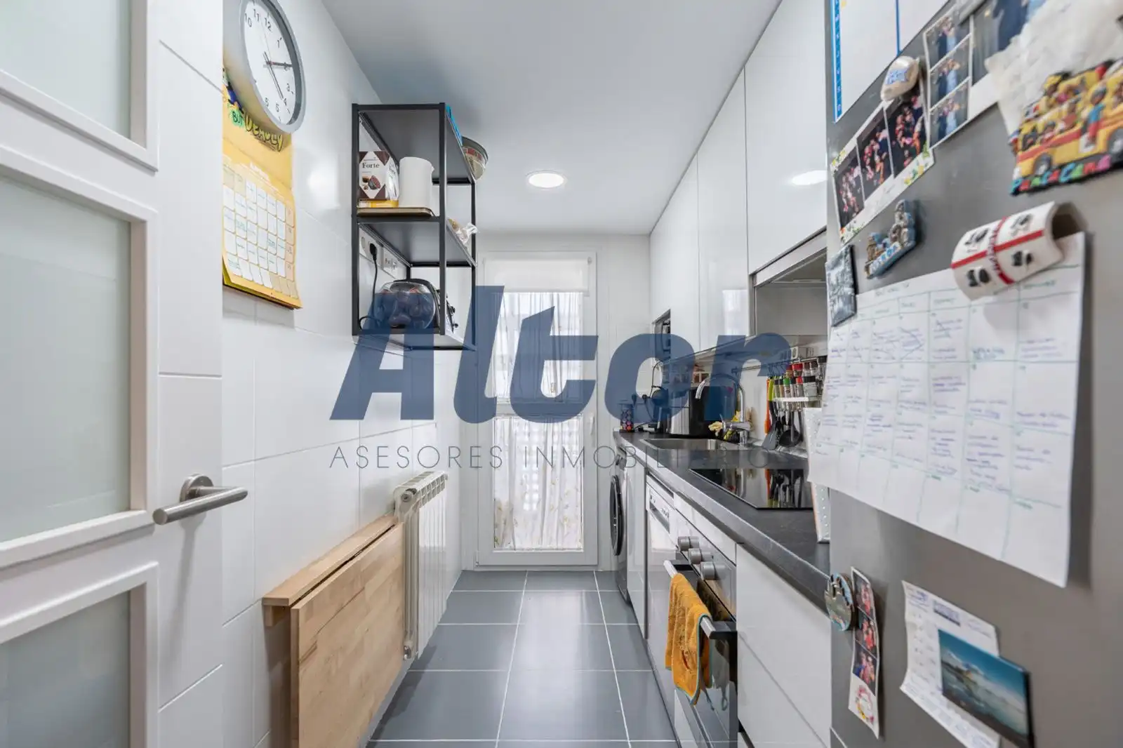Kitchen of Flat for sale in Madrid  with Air Conditioner, Heating and Terrace