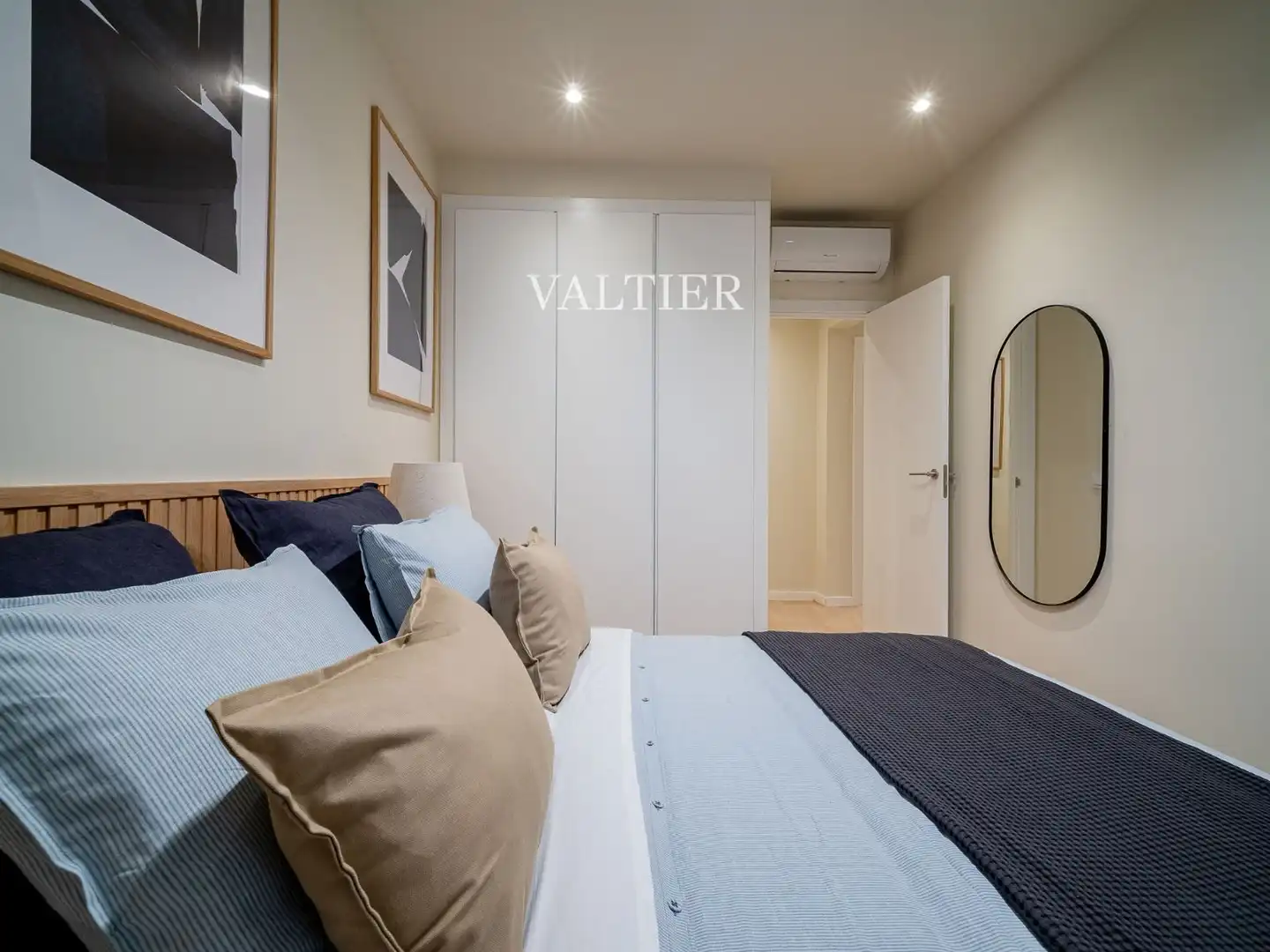 Schlafzimmer von Wohnung zur Miete in Madrid mit Möbliert