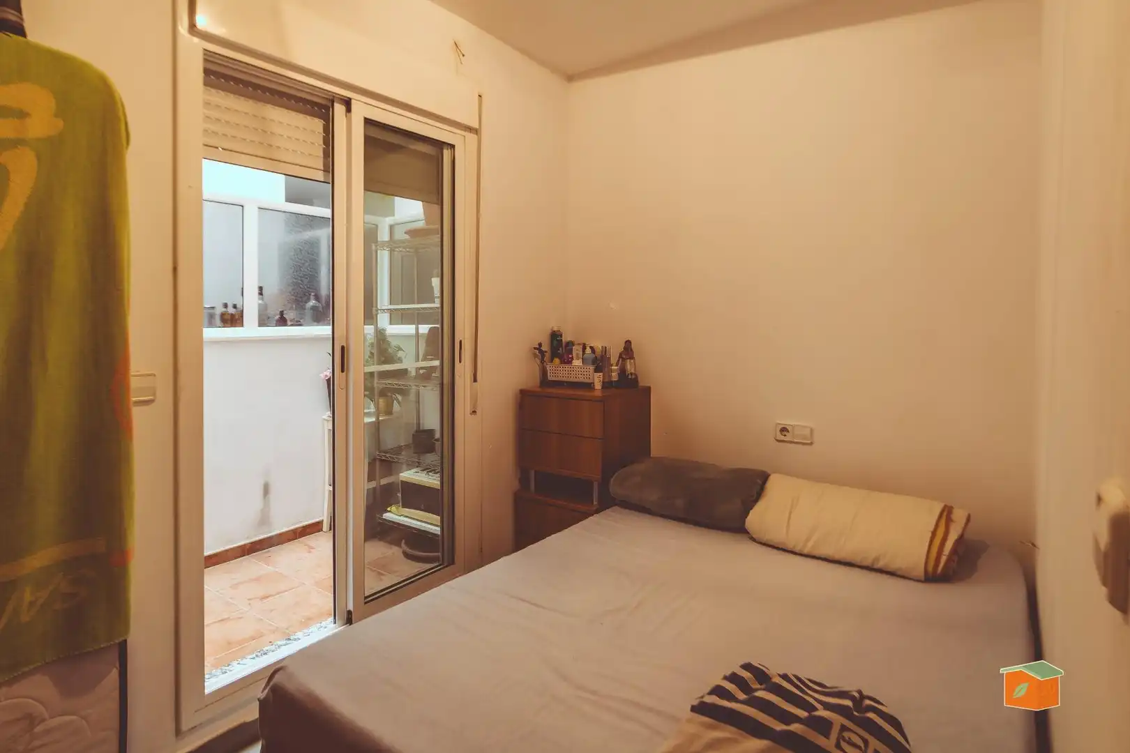 Schlafzimmer von Erdgeschoss zum Verkauf in La Ràpita mit Klimaanlage, Abstellraum und Möbliert
