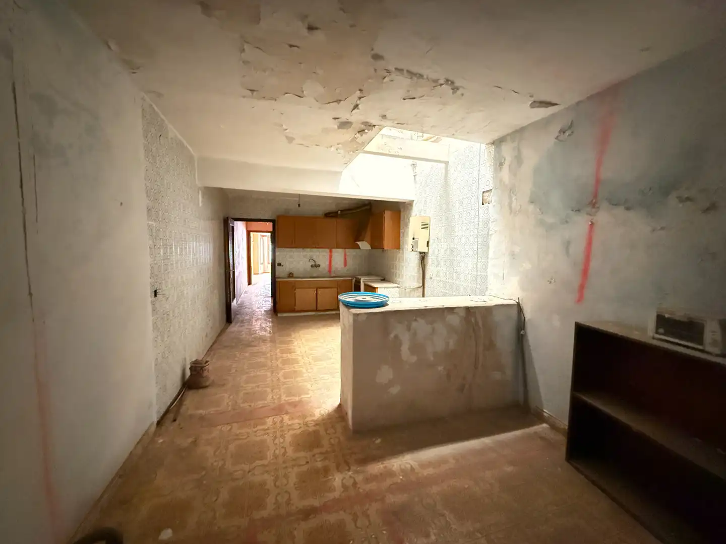 Cuina de Casa adosada en venda en Castellón de la Plana / Castelló de la Plana amb Terrassa i Traster