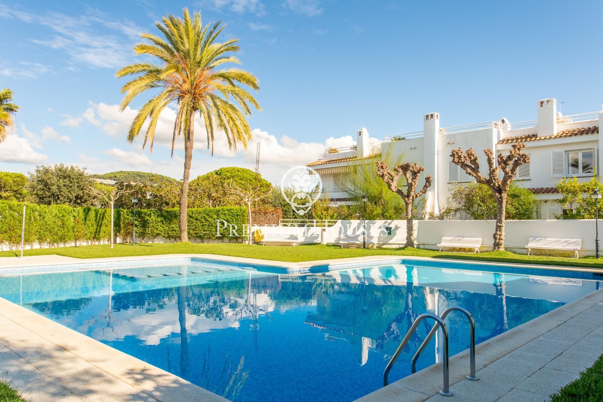 Garden of Single-family semi-detached for sale in Sant Pol de Mar  with Heating, Balcony and Community pool