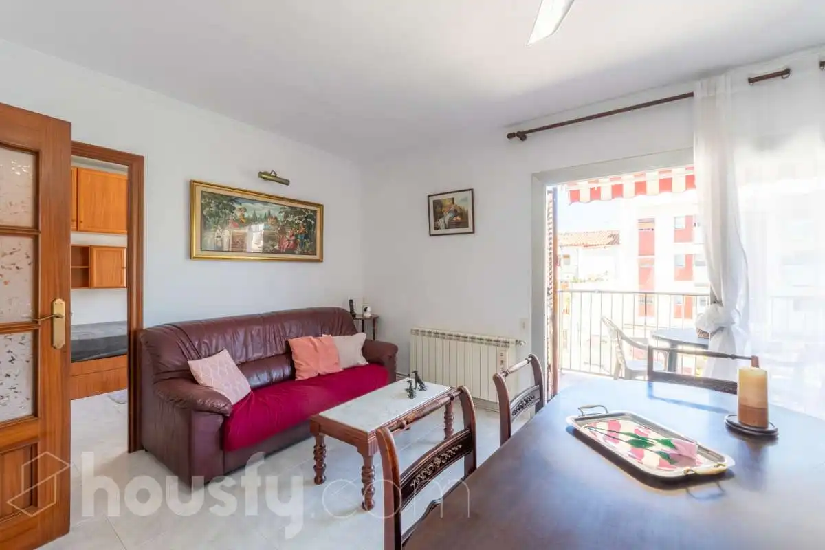 Wohnzimmer von Wohnung zum Verkauf in Vilanova i la Geltrú mit Heizung und Terrasse