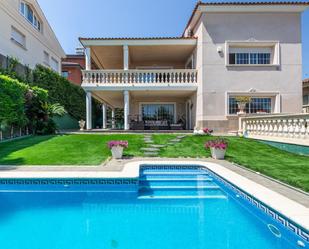 Swimming pool of House or chalet to rent in Alella  with Air Conditioner, Terrace and Swimming Pool