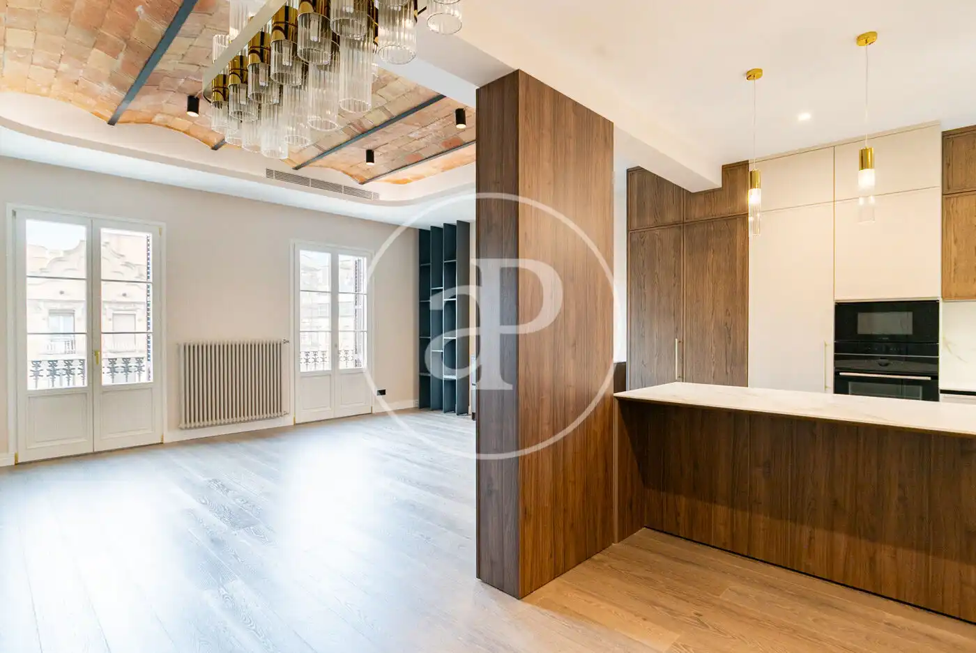 Dining room of Flat for sale in Barcelona  with Air Conditioner, Heating and Balcony