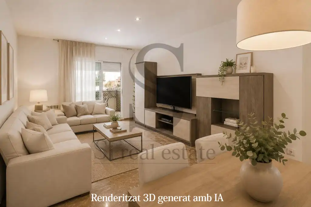 Living room of Flat for sale in Barcelona  with Air Conditioner, Heating and Terrace