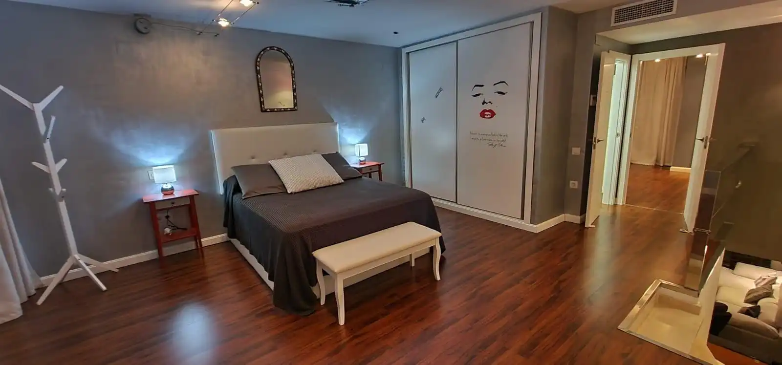 Bedroom of Detached homes for rent in Sant Joan d'Alacant  with Air Conditioner, Heating and Private garden
