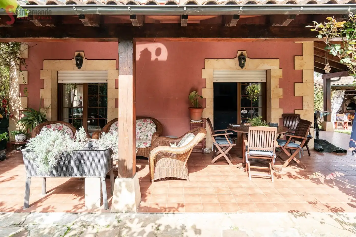 Terraza de Casa o chalet en venta en Torrelavega  con Calefacción, Jardín privado y Parquet
