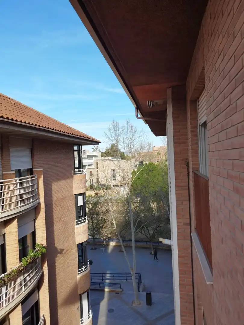 Terraza de Piso de alquiler en Murcia con Aire acondicionado, Calefacción y Parquet
