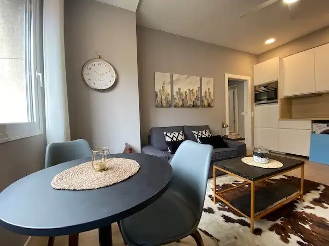Sala de estar de Apartamento de alquiler en Murcia con Aire acondicionado, Calefacción y Amueblado