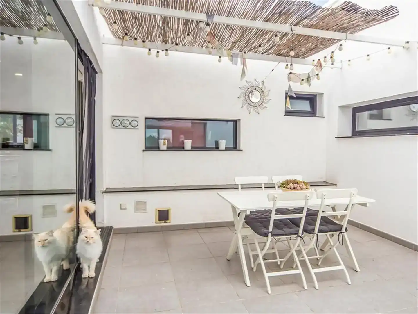 Terrassa de Casa o xalet en venda en La Pobla de Tornesa amb Aire condicionat i Piscina